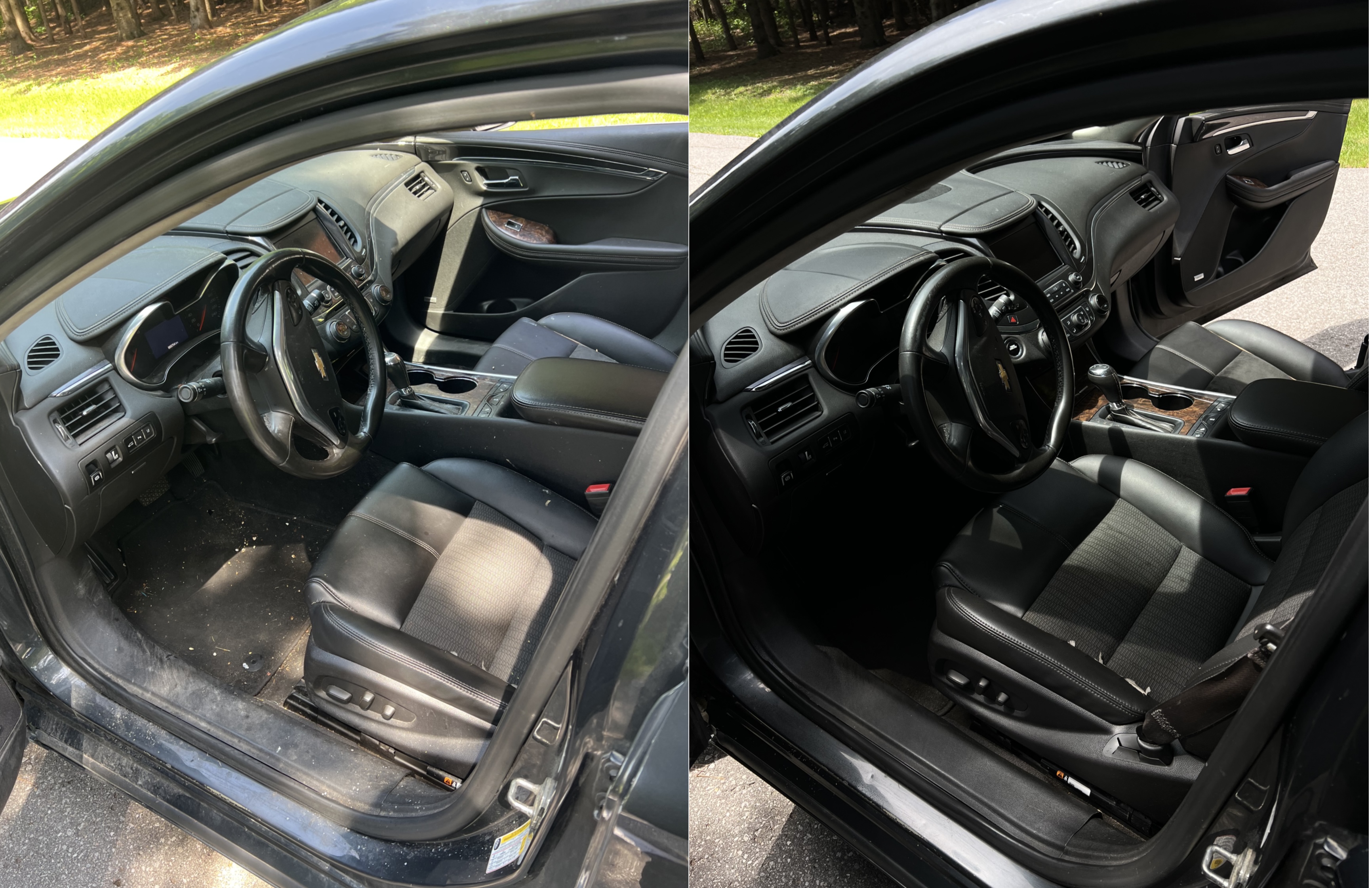 before and after detail